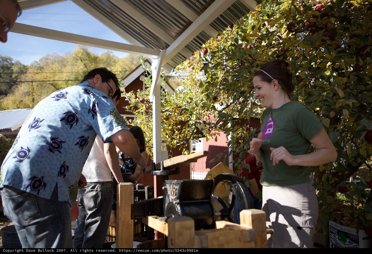 Apple Cider Press Day at the Farm
