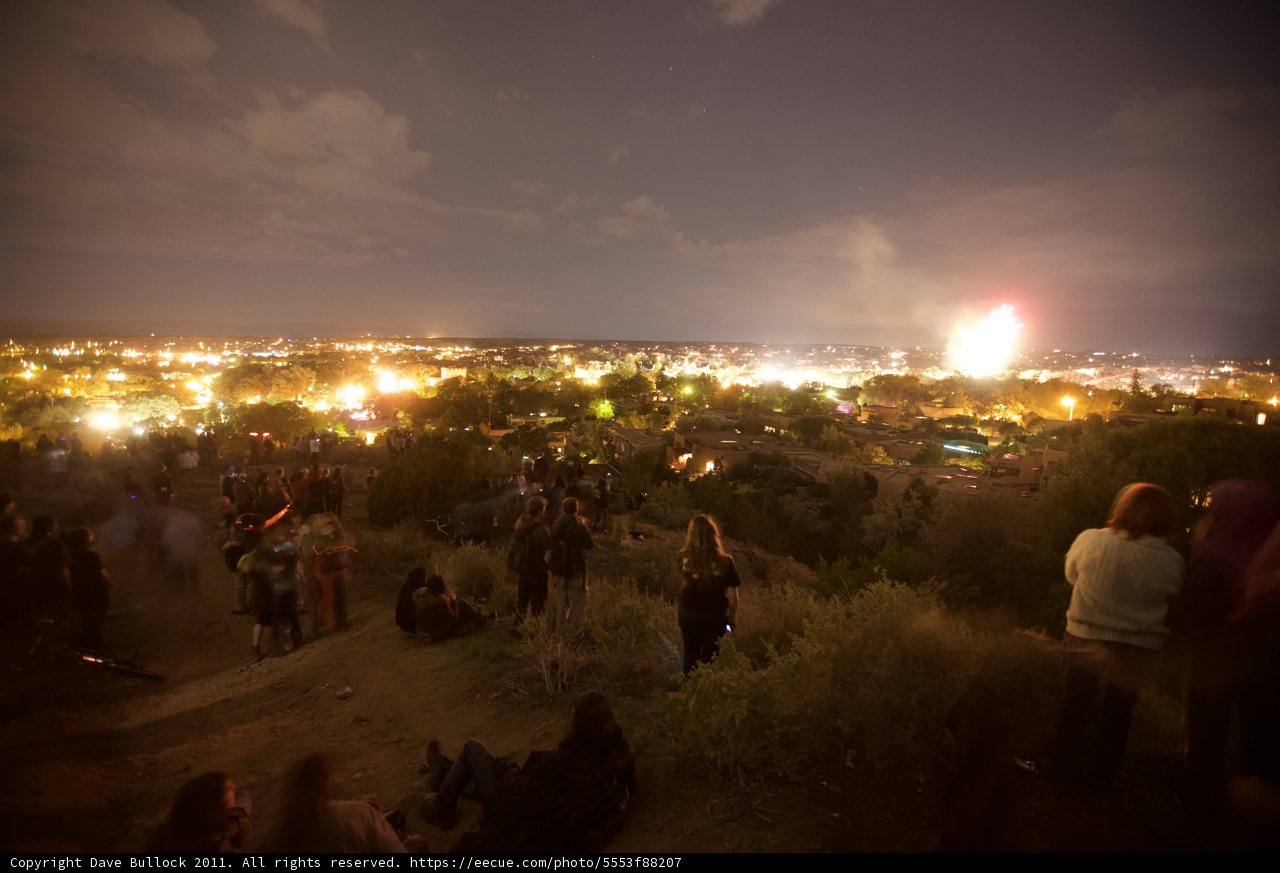 Flare over the City
