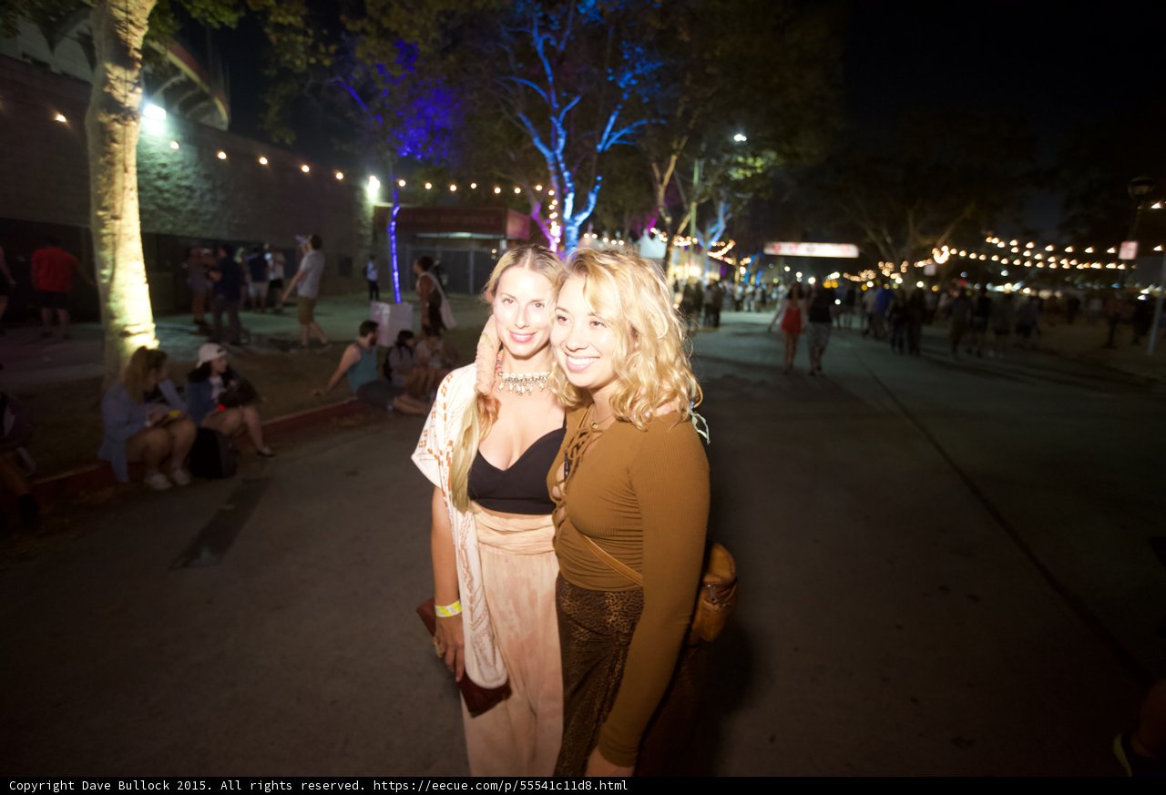 Two Blonde Friends Smiling