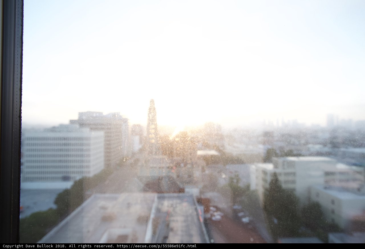 Cityscape View from Window