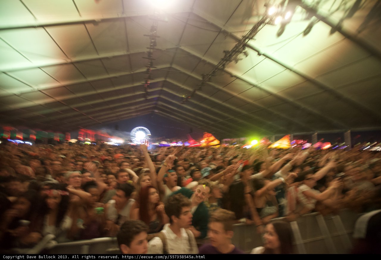 Rocking out at Coachella