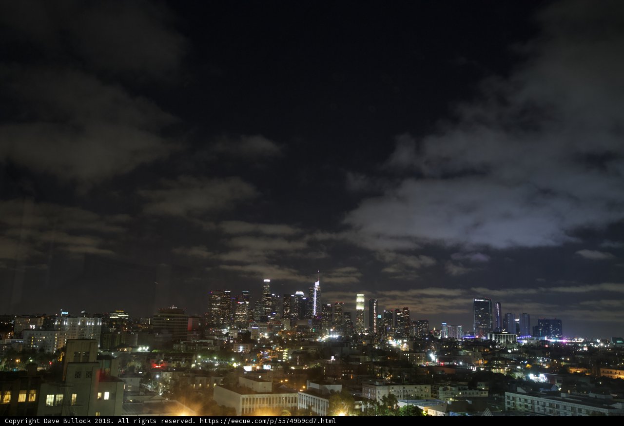 Urban Metropolis under Nighttime Storm