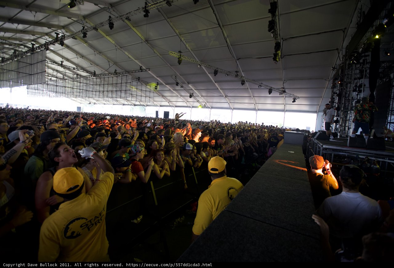 Yellow Shirted Man Rocks the 2011 Coachella Concert