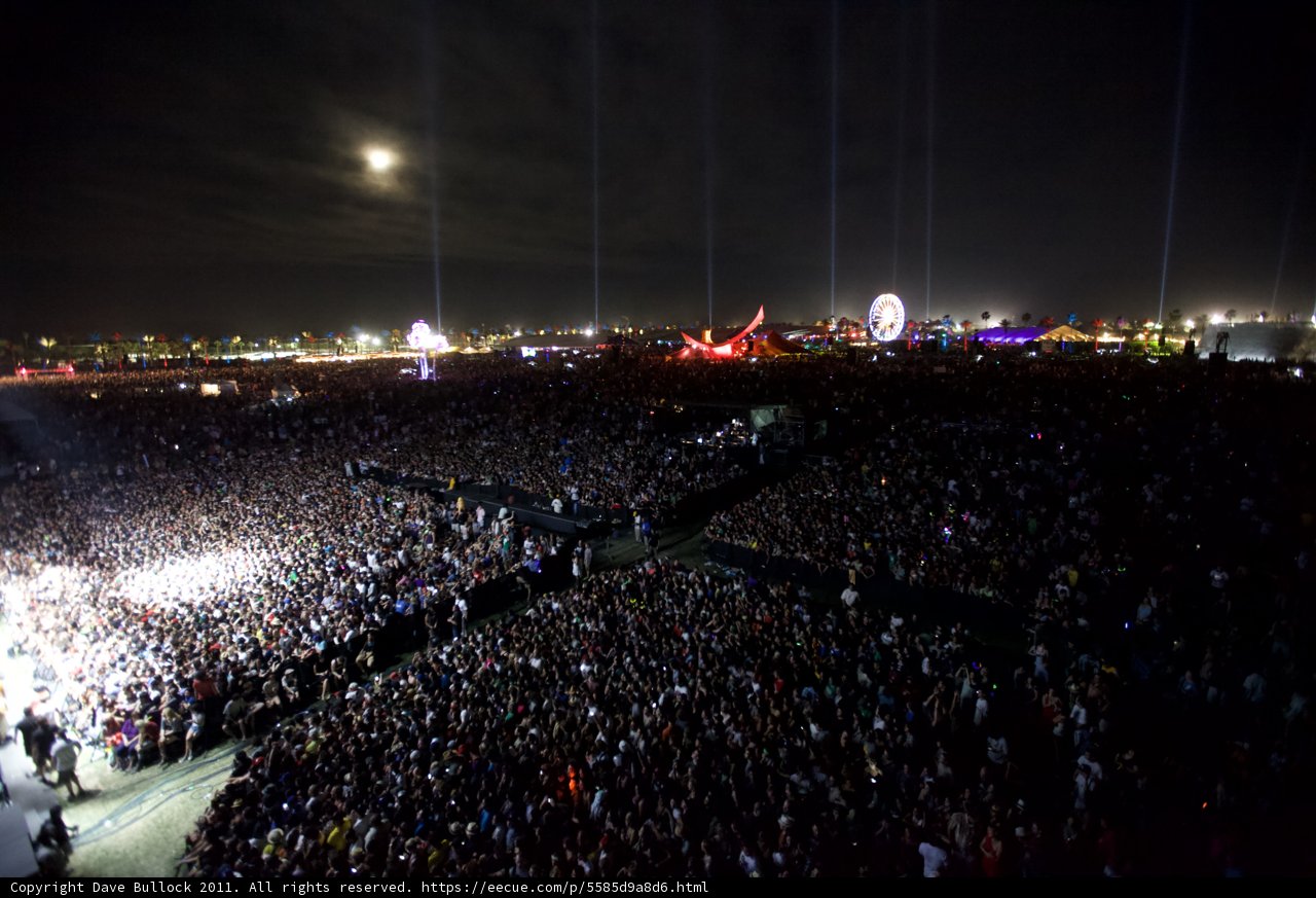 Night Sky Over a Urban Metropolis Concert