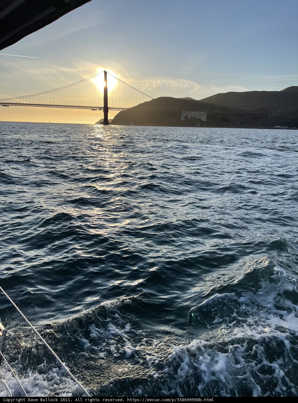 Sunset Sail under the Golden Gate Bridge