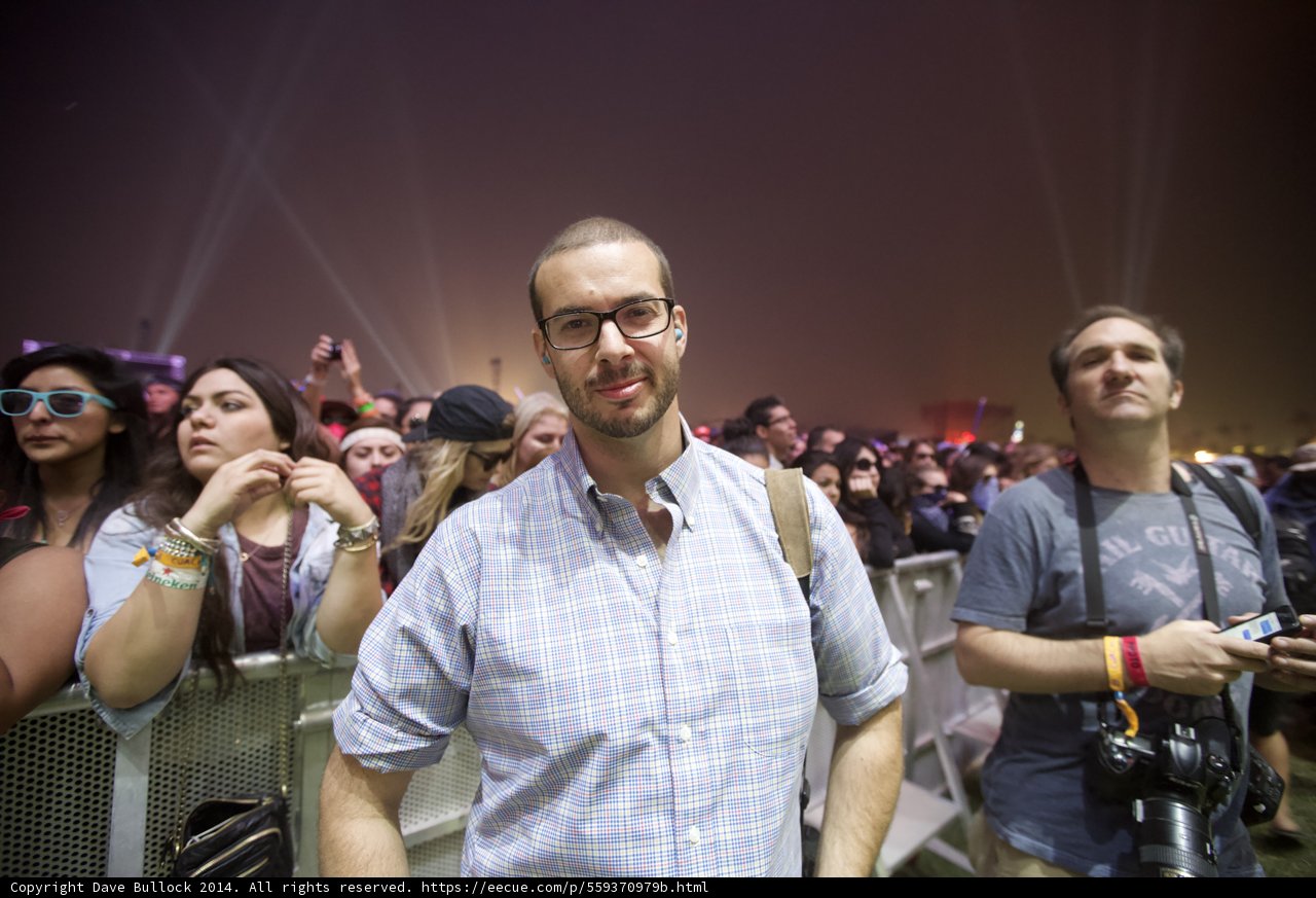 Dave B in Front of a Roaring Crowd
