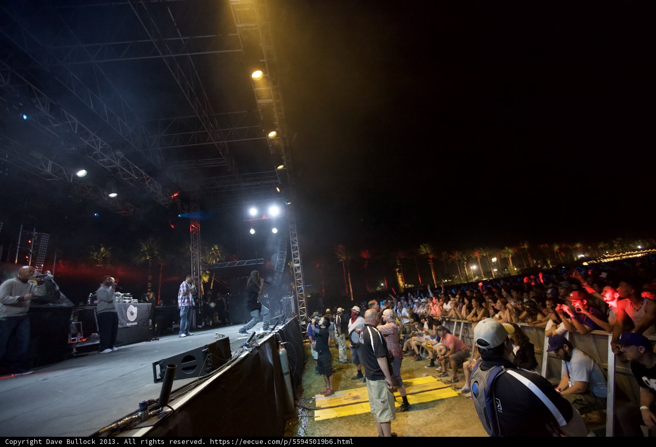 Illuminated Crowd at Coachella