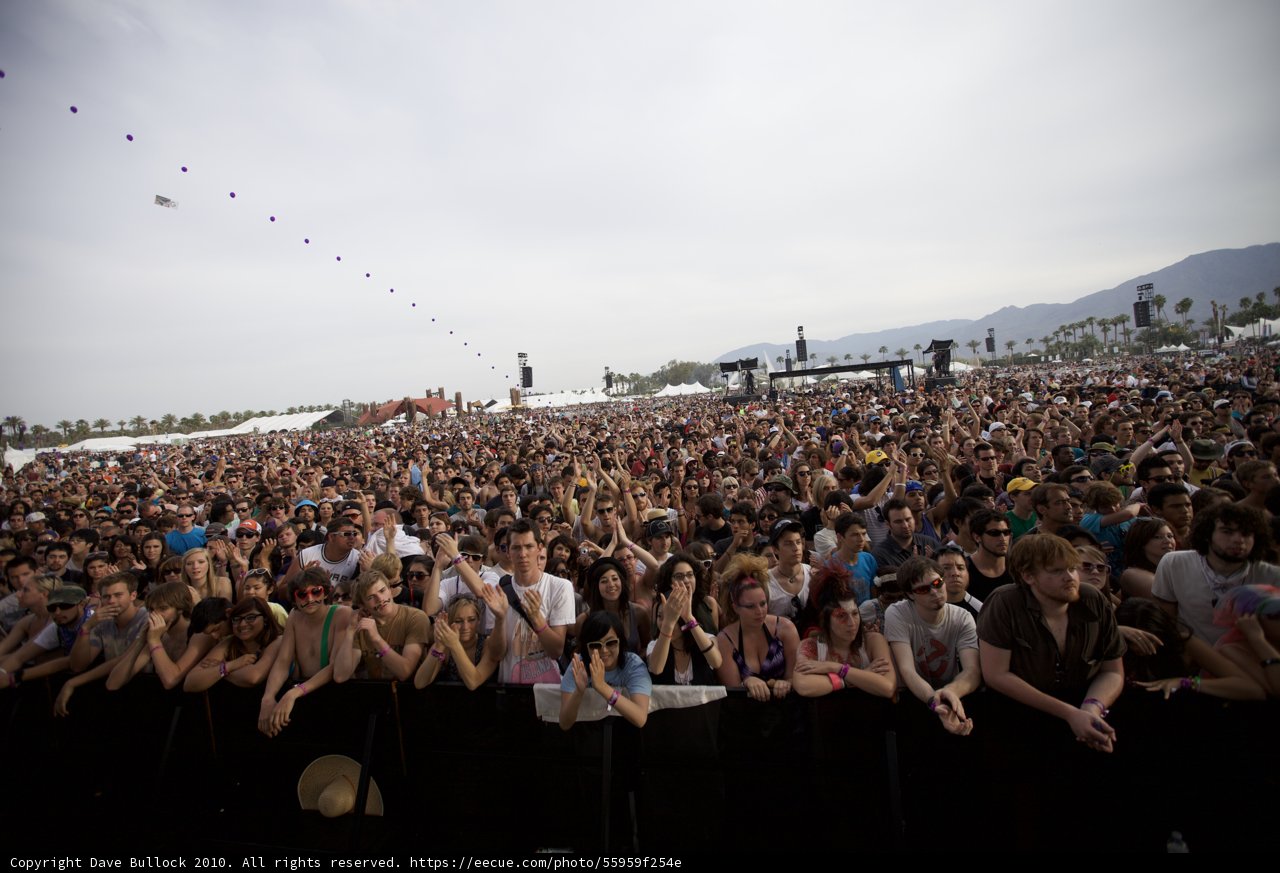 Coachella Music Festival Crowd