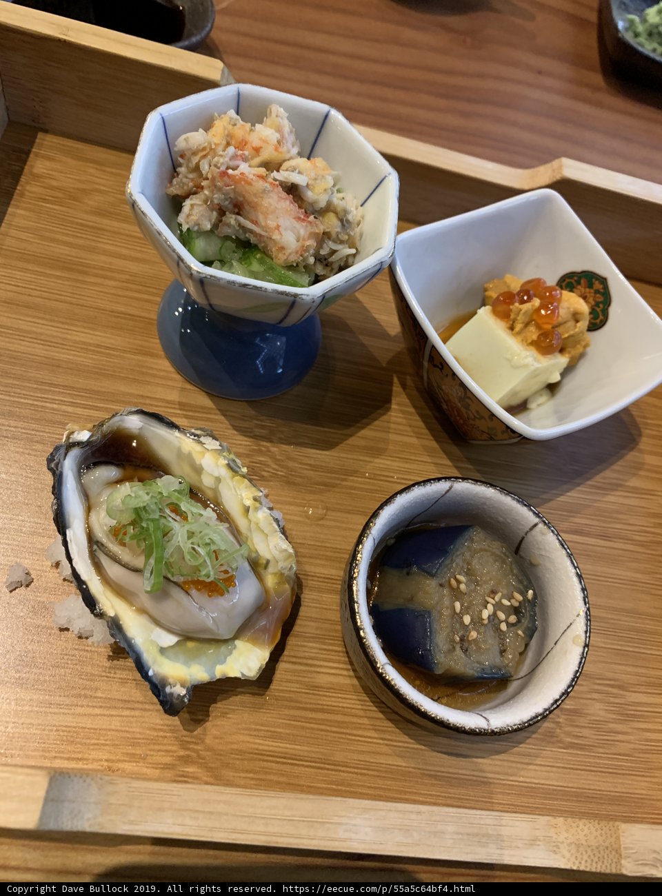 A seafood feast on a San Francisco table