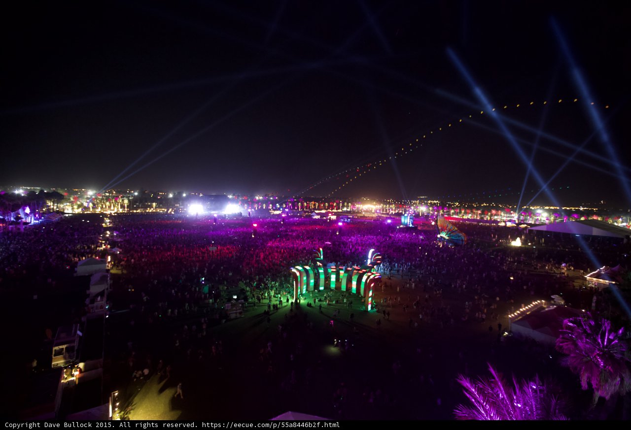 Lights and a Sea of people