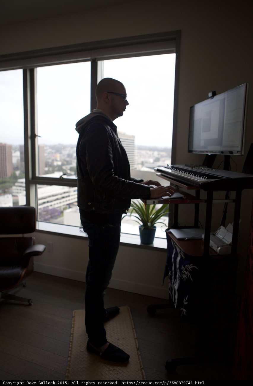 Standing Desk Silhouette