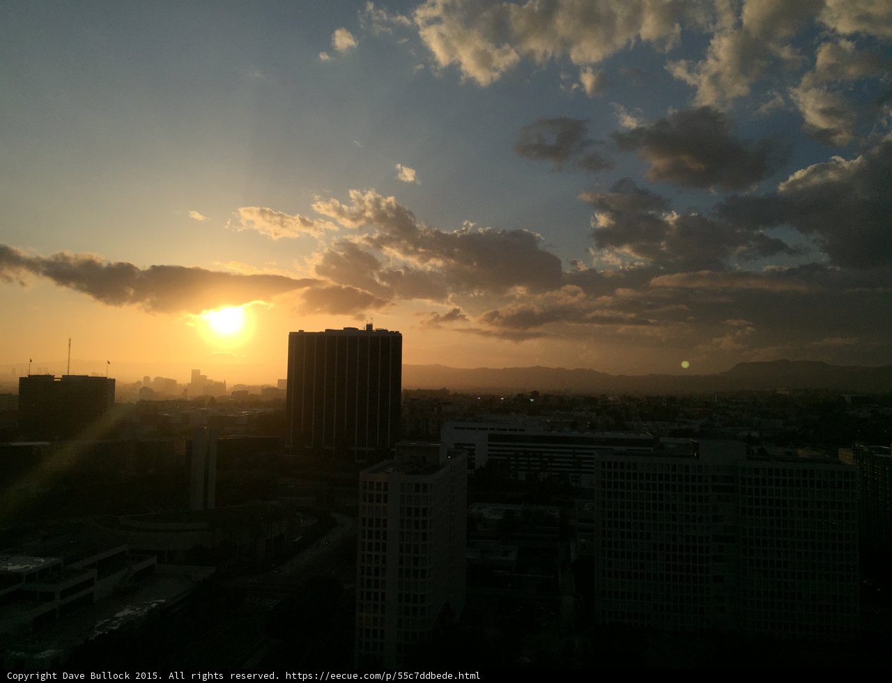 Sunset over the Metropolis