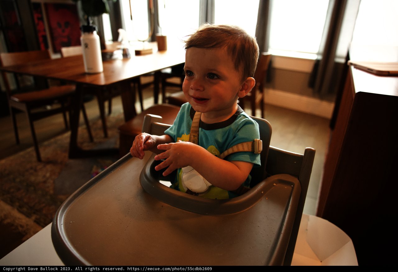Wesley's First Bite at One