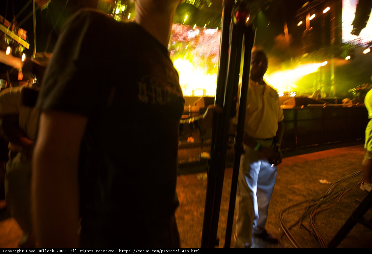 The Man in the Flaming Spotlight