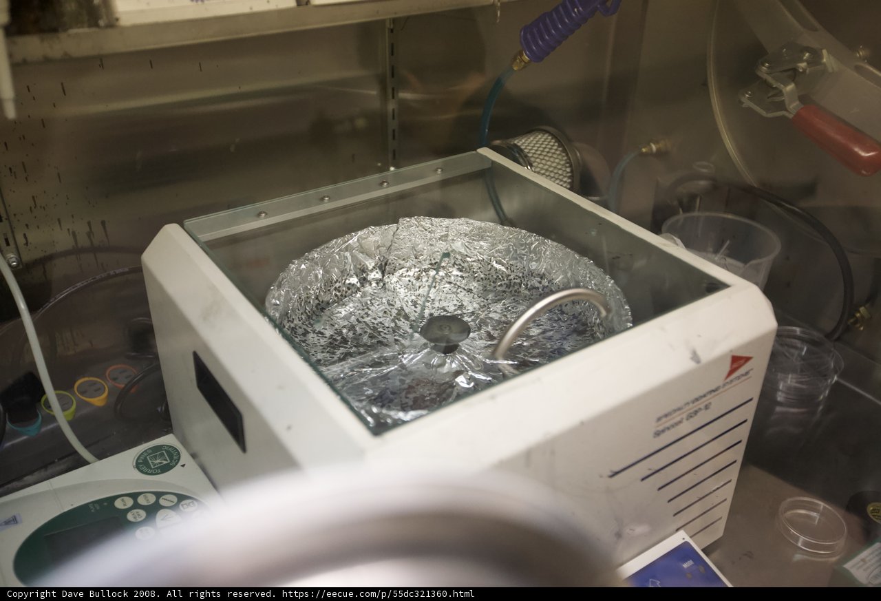 Aluminium Container Covered in Foil