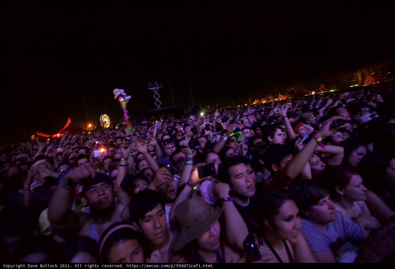 Saturday Night Crowd at Coachella 2011