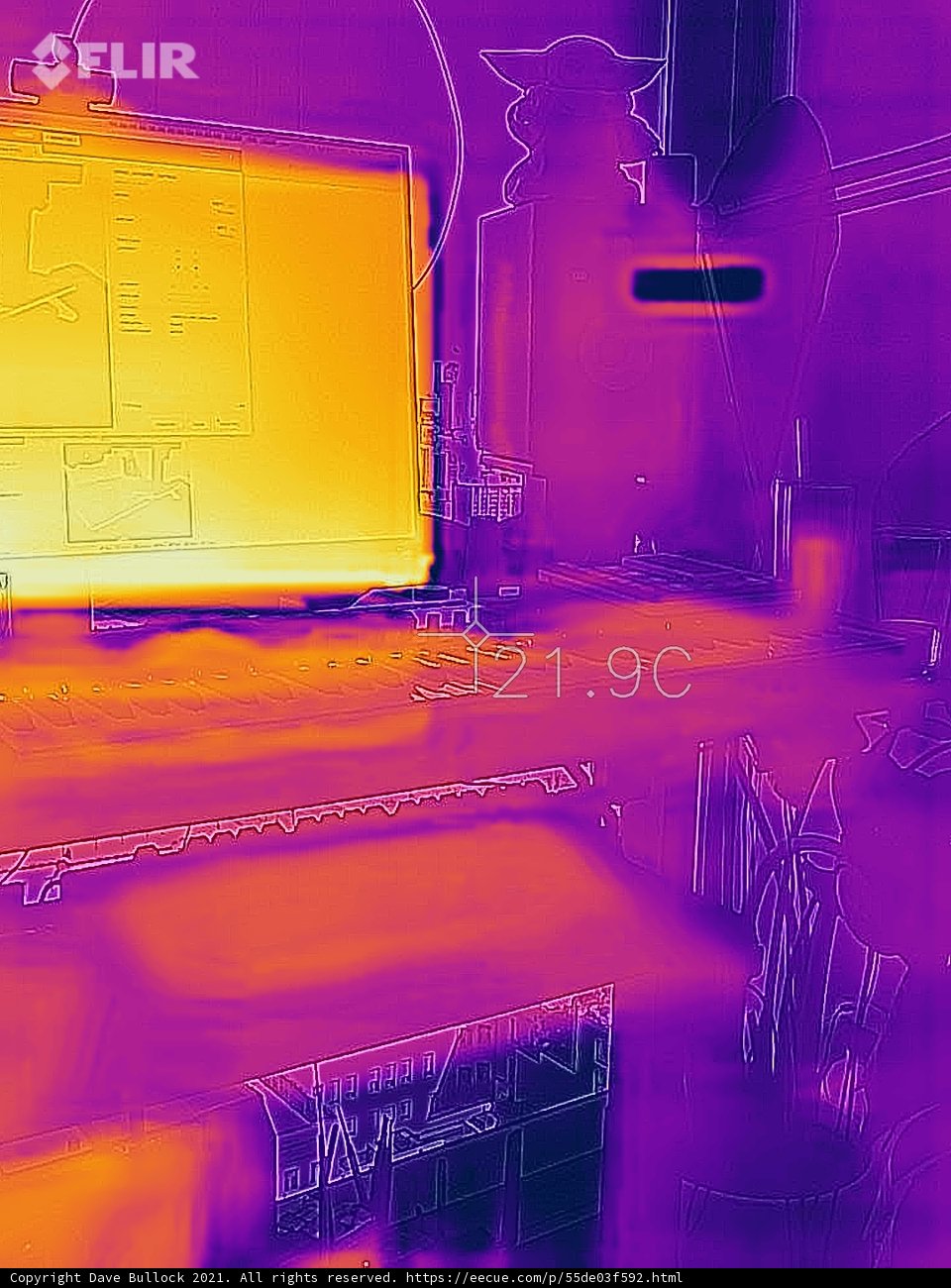 Thermal Imaging View of Industrial Kitchen Equipment