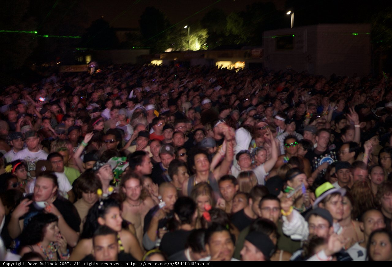 EDC Concert- A Sea of Hands!