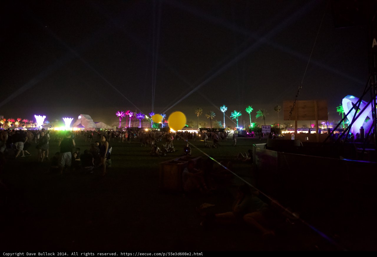 A Vibrant Night at Coachella