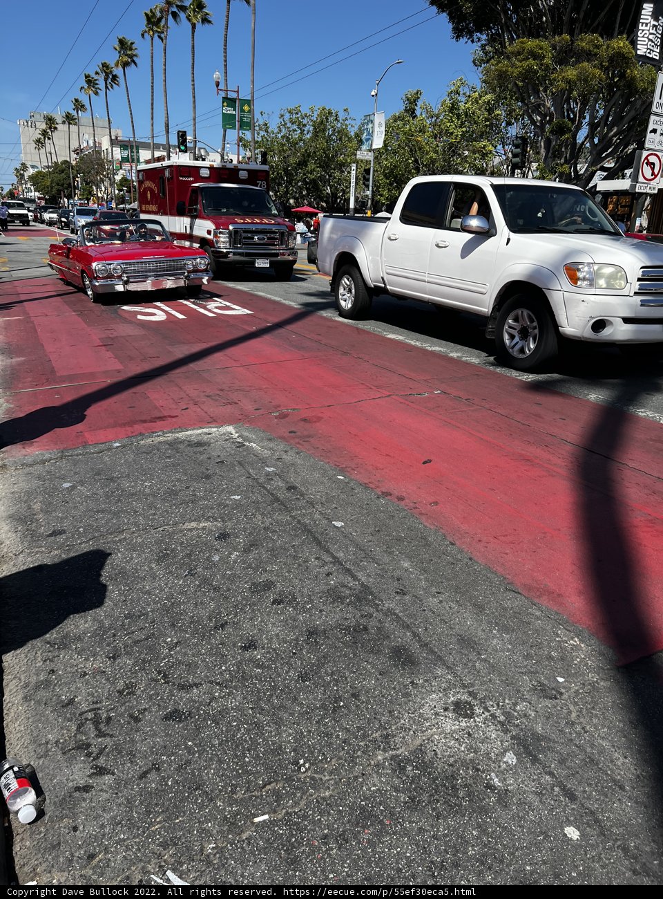 Striped Road in the Heart of San Francisco