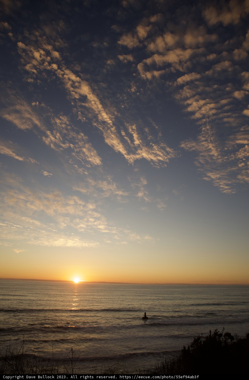 Embracing Twilight at Halfmoon Bay