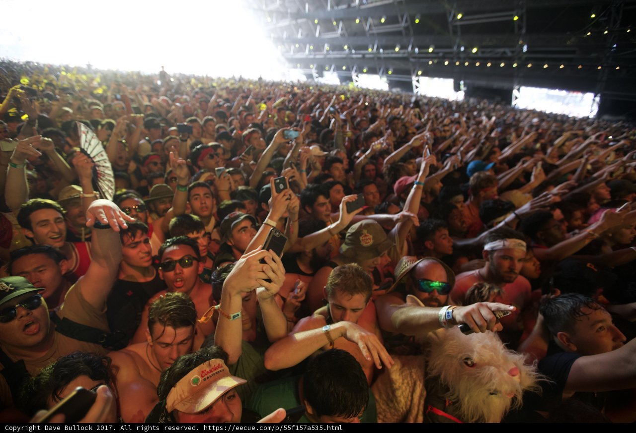Crowd Goes Wild at Coachella Concert