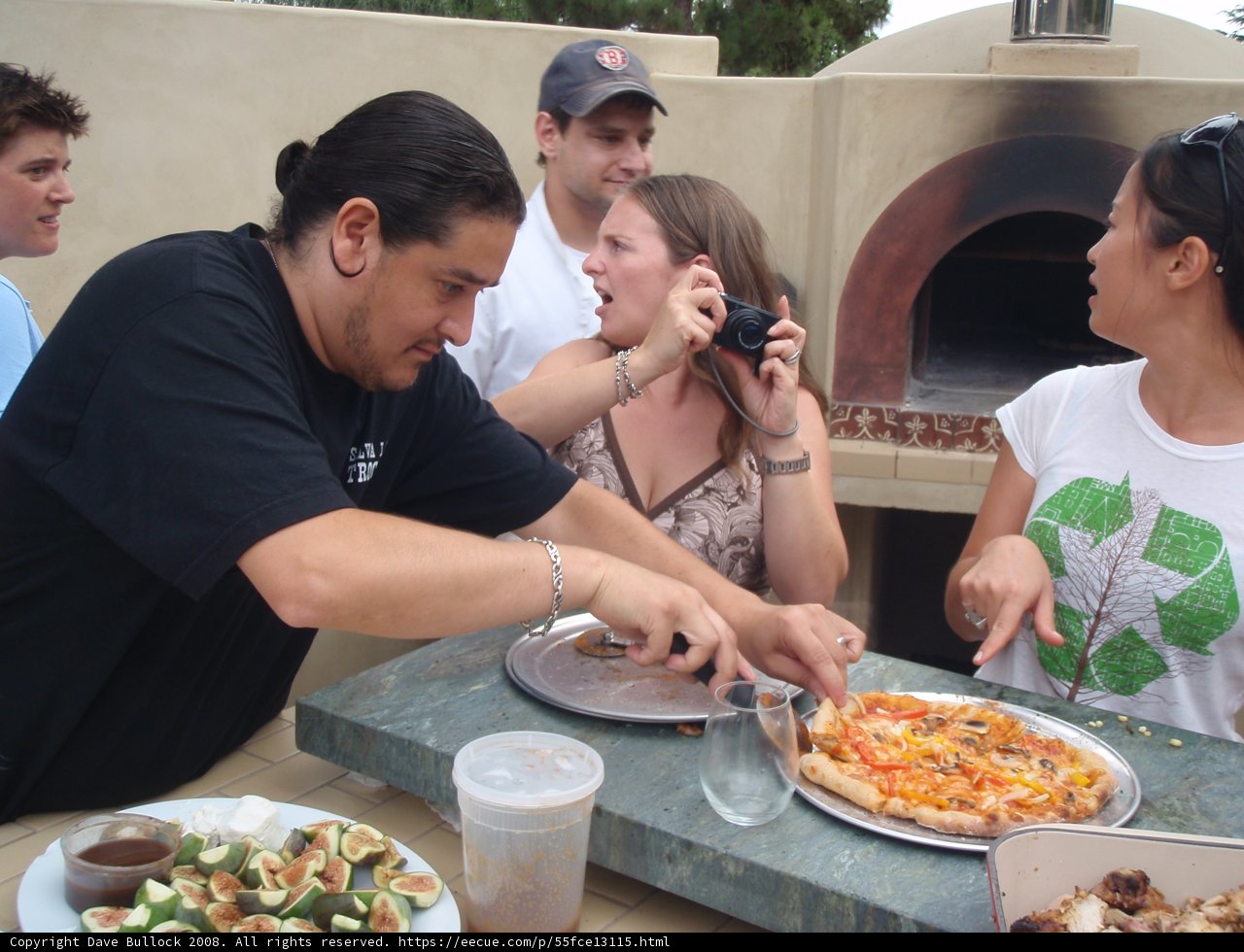 Pizza Party Black Shirt Man