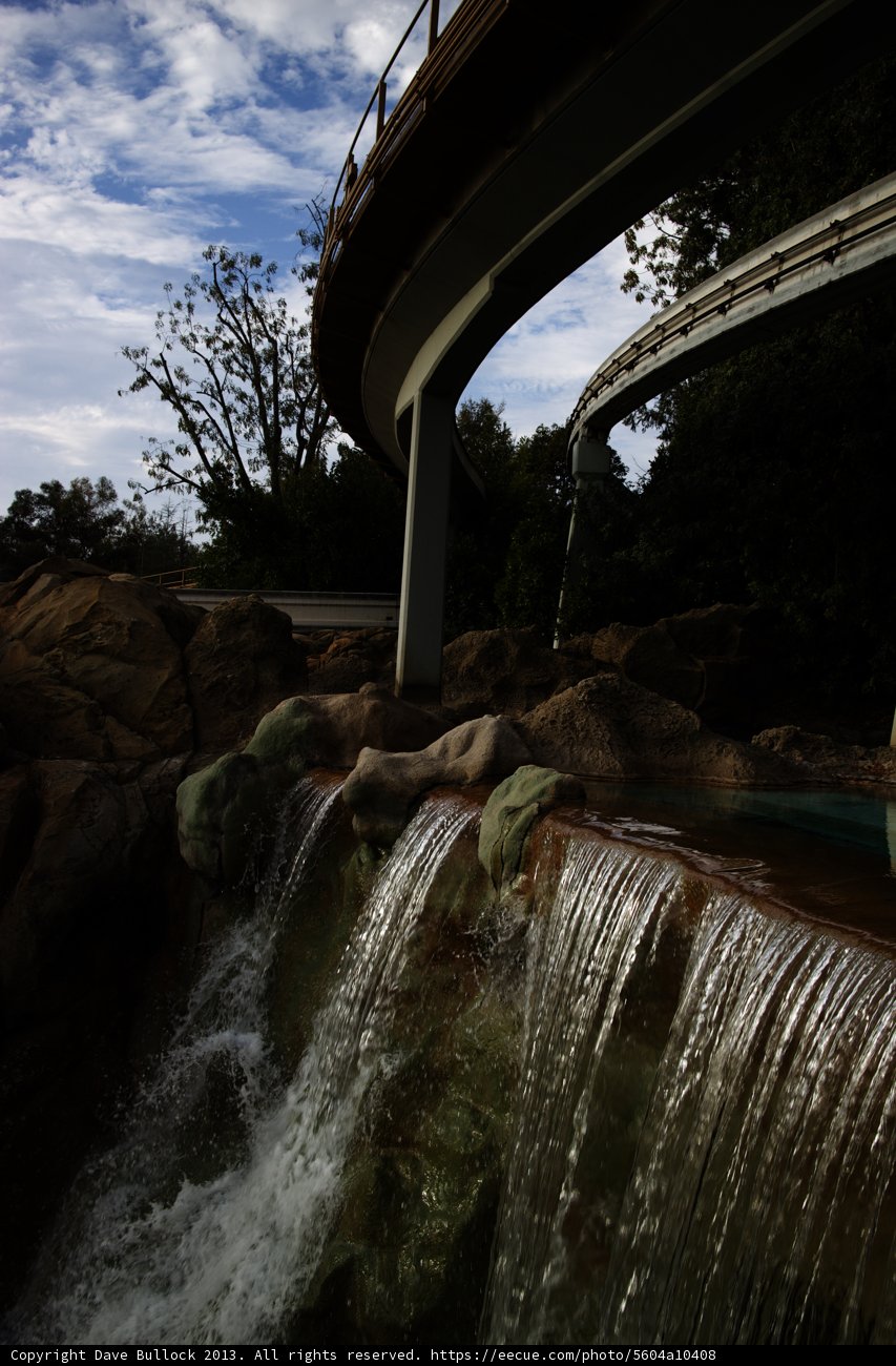 Rushing Waters and Serene Sky