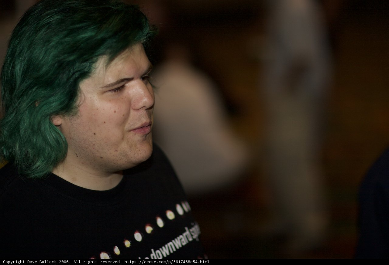 Green Hair, Happy Smile