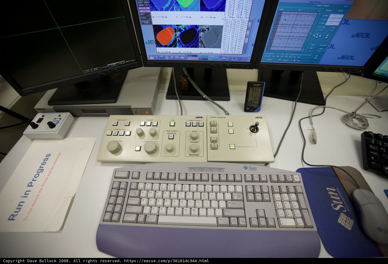 High-Tech Desk Setup