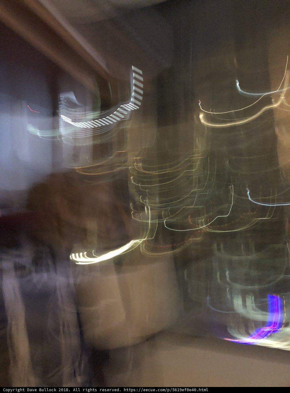 Blurry memories of an urban wedding