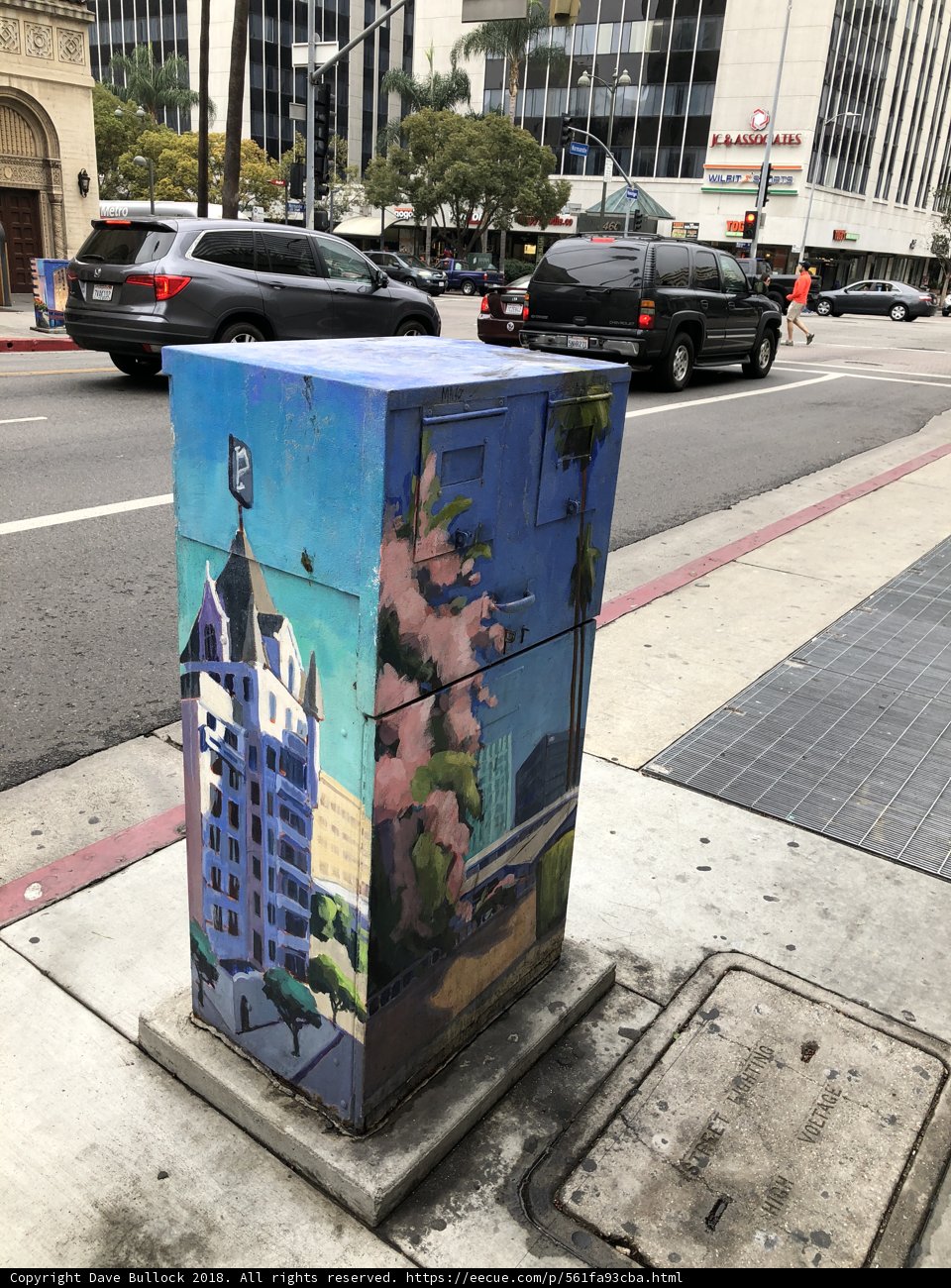 Abandoned Box by the City Street