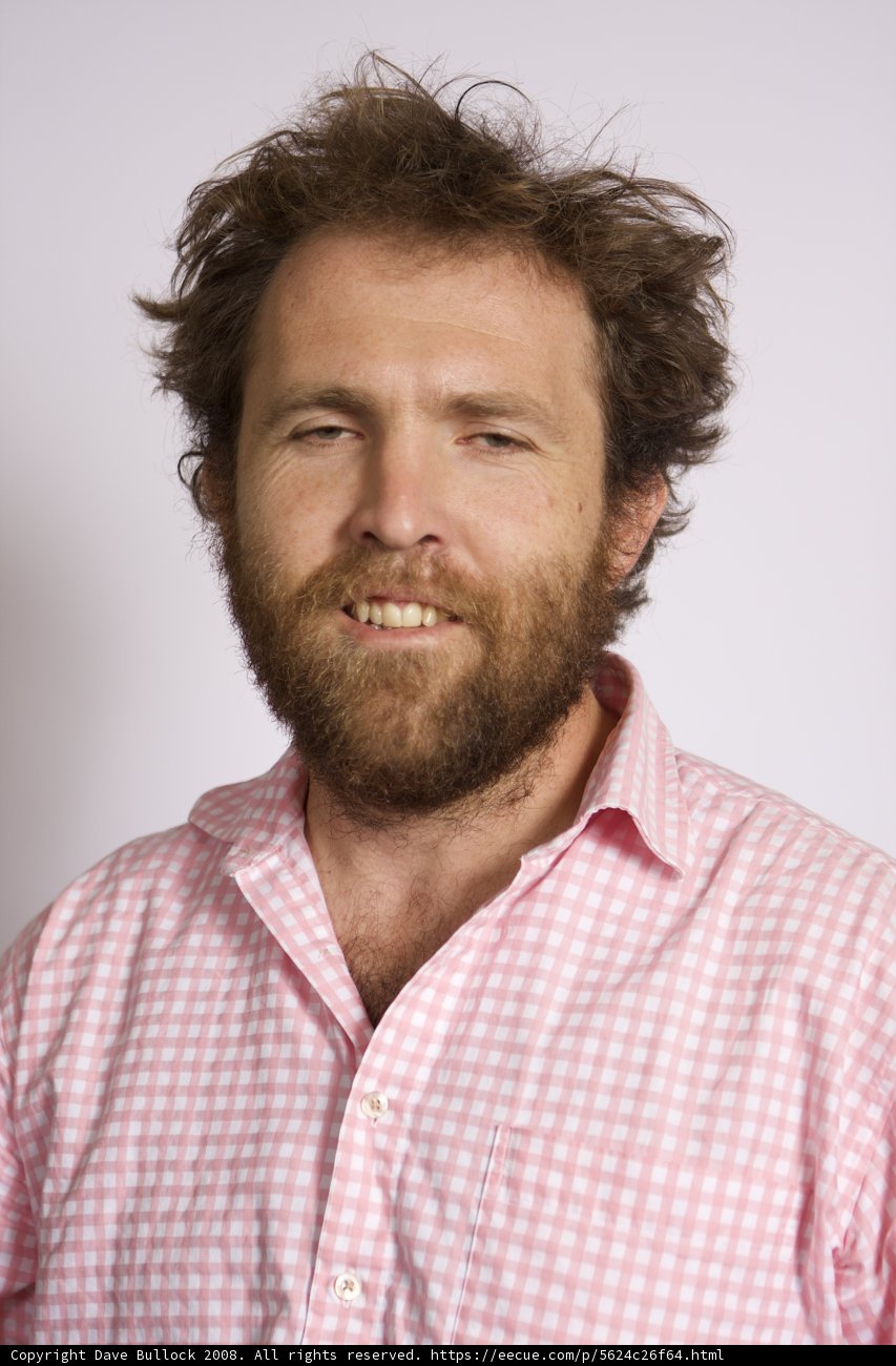 Saul Griffith in a Pink Shirt