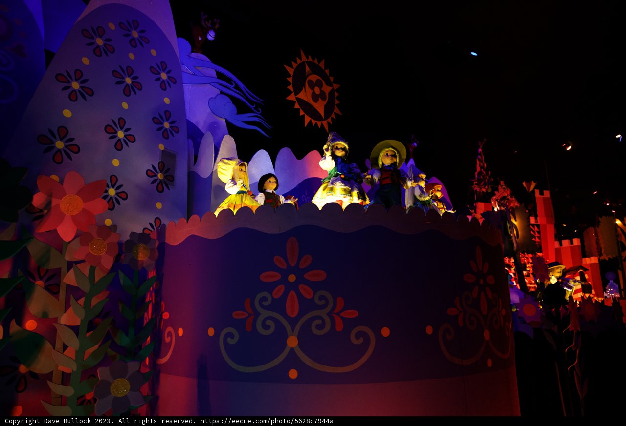 Enchanting Castle of Light at Disneyland