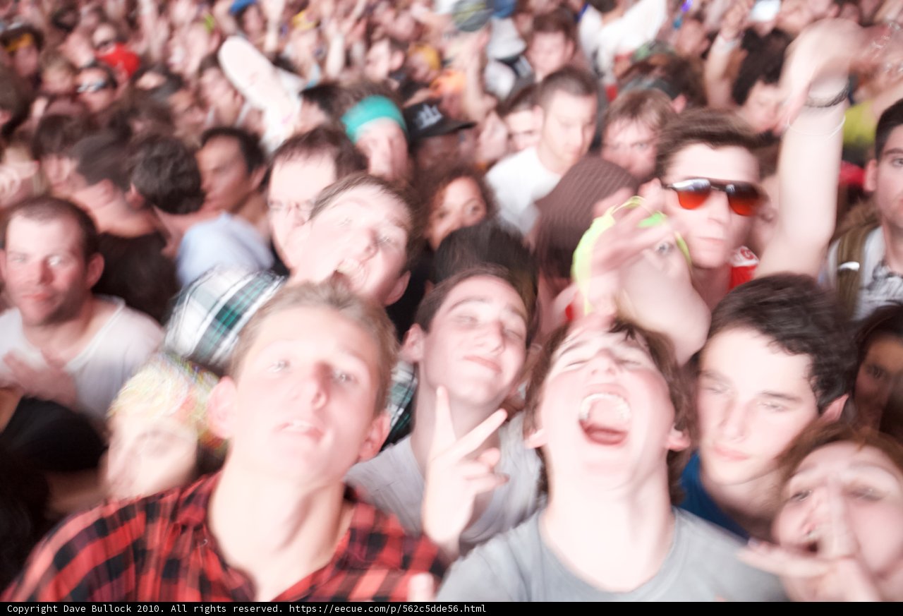 A Sea of Sunglasses at Coachella 2010