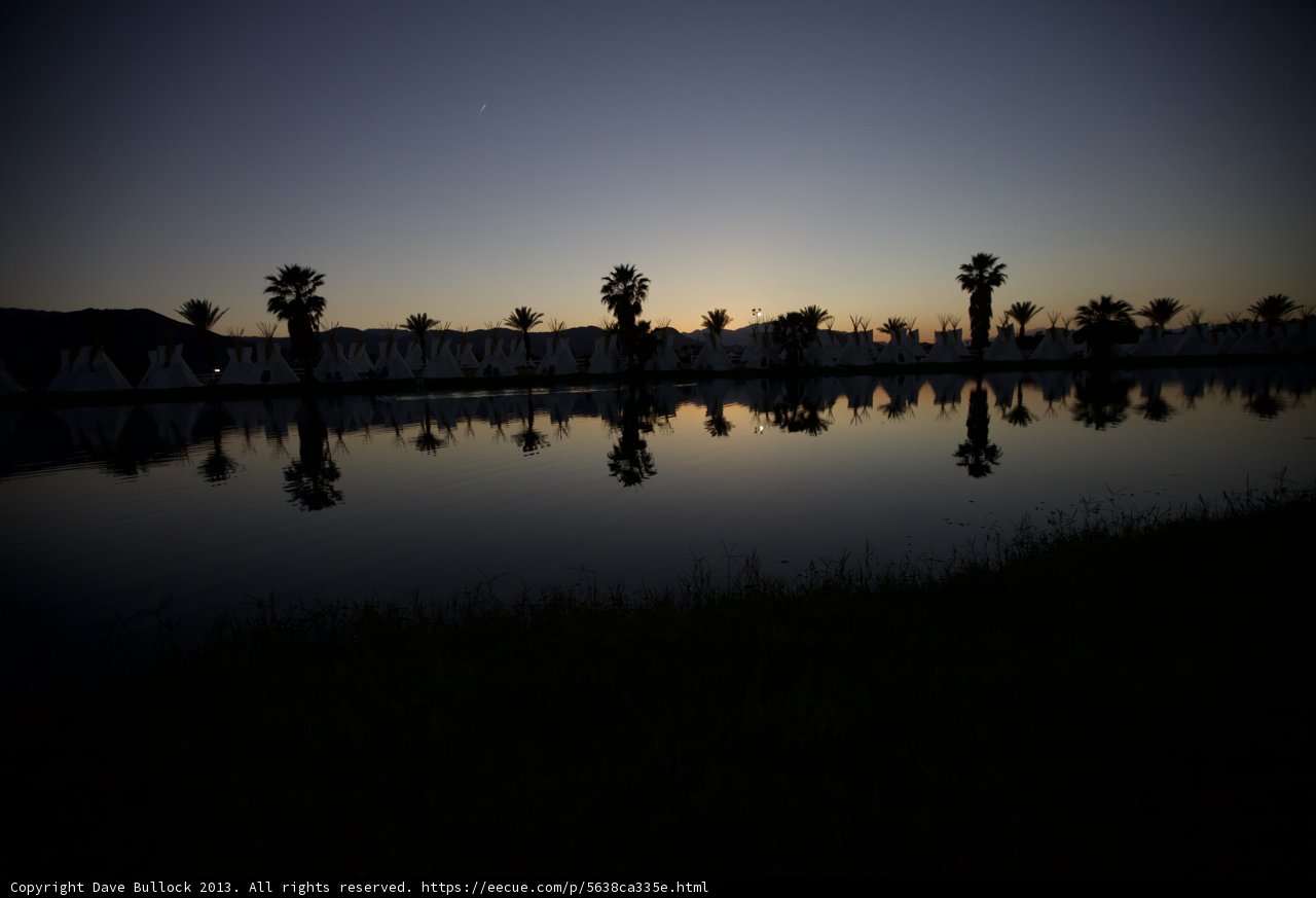 Sunset Silhouette by the Lake