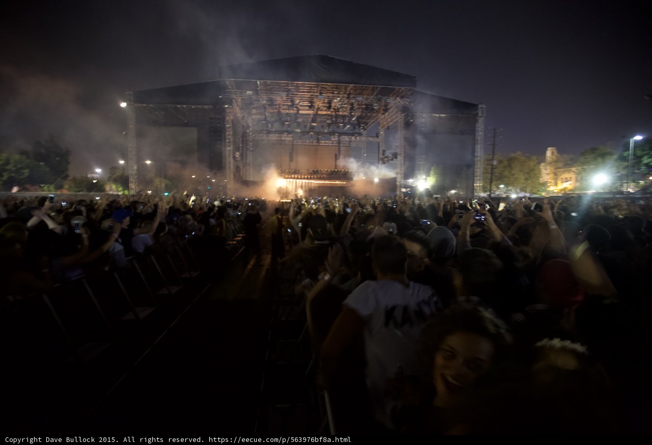 Kanye Fan in Crowd