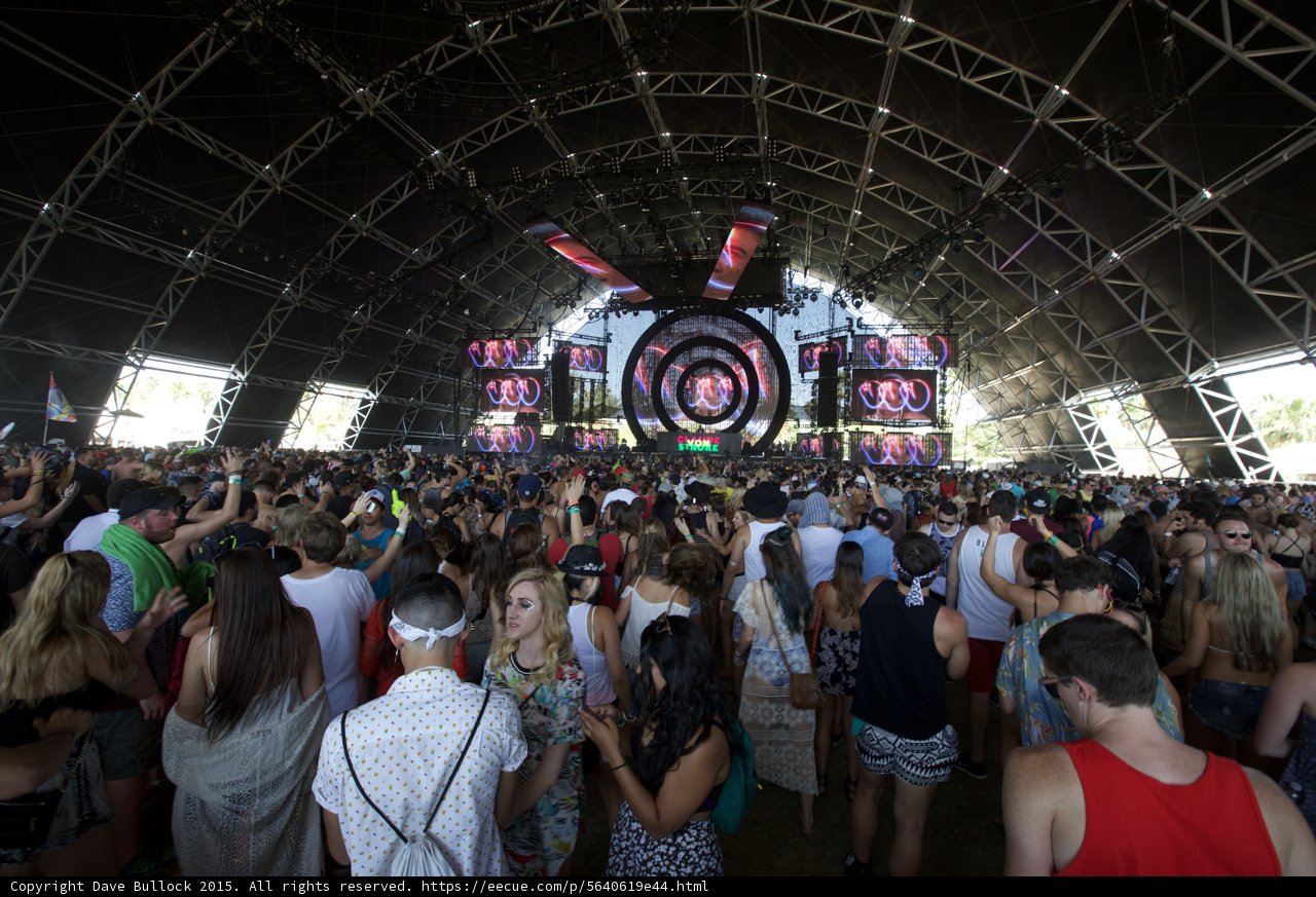 Urban Crowd at Coachella Music Festival
