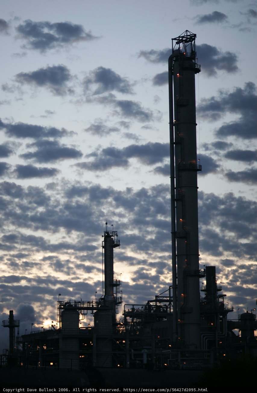 Sunset at the Industrial Giants