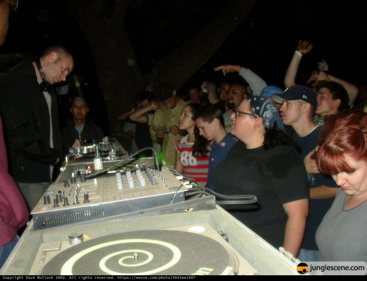 Nightclub DJ Creates Electric Atmosphere