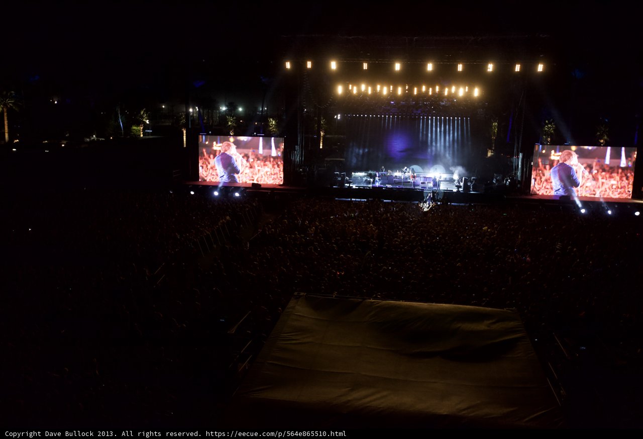 Coachella Stage Lights Up the Night