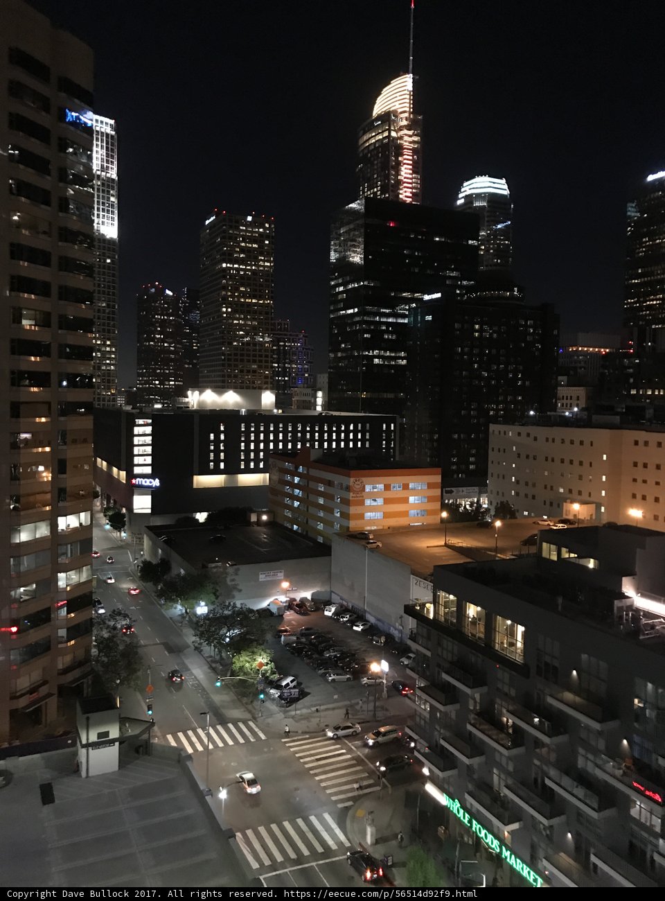 Nighttime Cityscape from Above