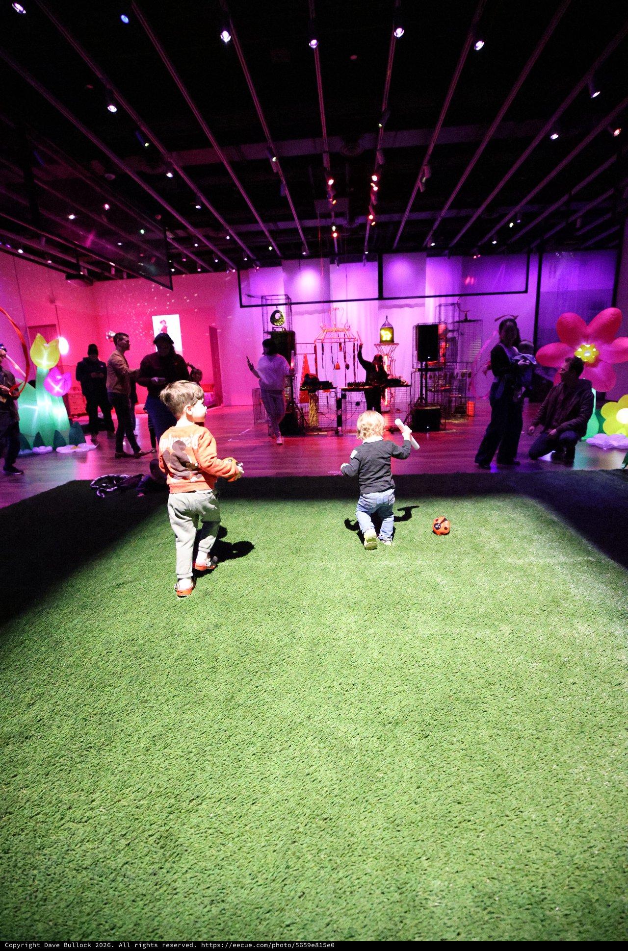 Children Playing at Asian Art Museum Baby Rave