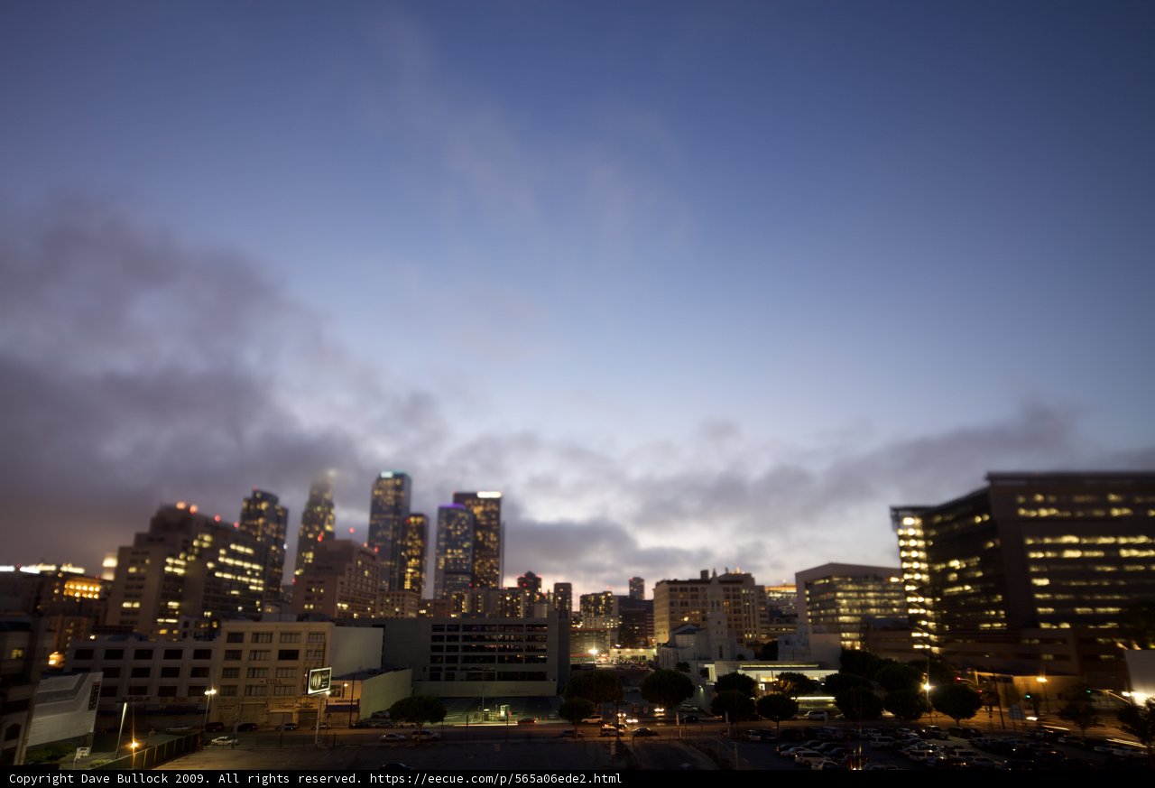 Dusk over the Urban Metropolis