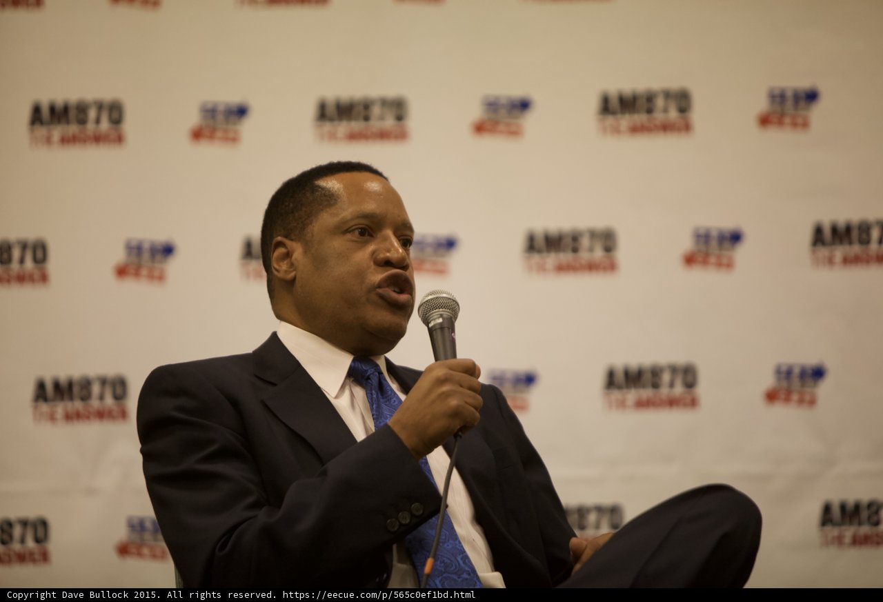 Larry Elder Holds Press Conference at Politicon