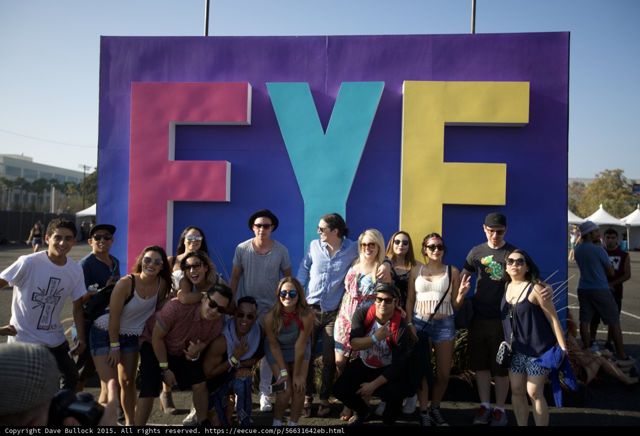 FYF Fest Group Photo