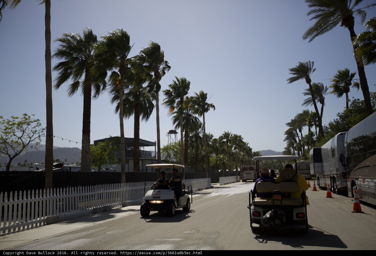 Driving Down the Coachella Road