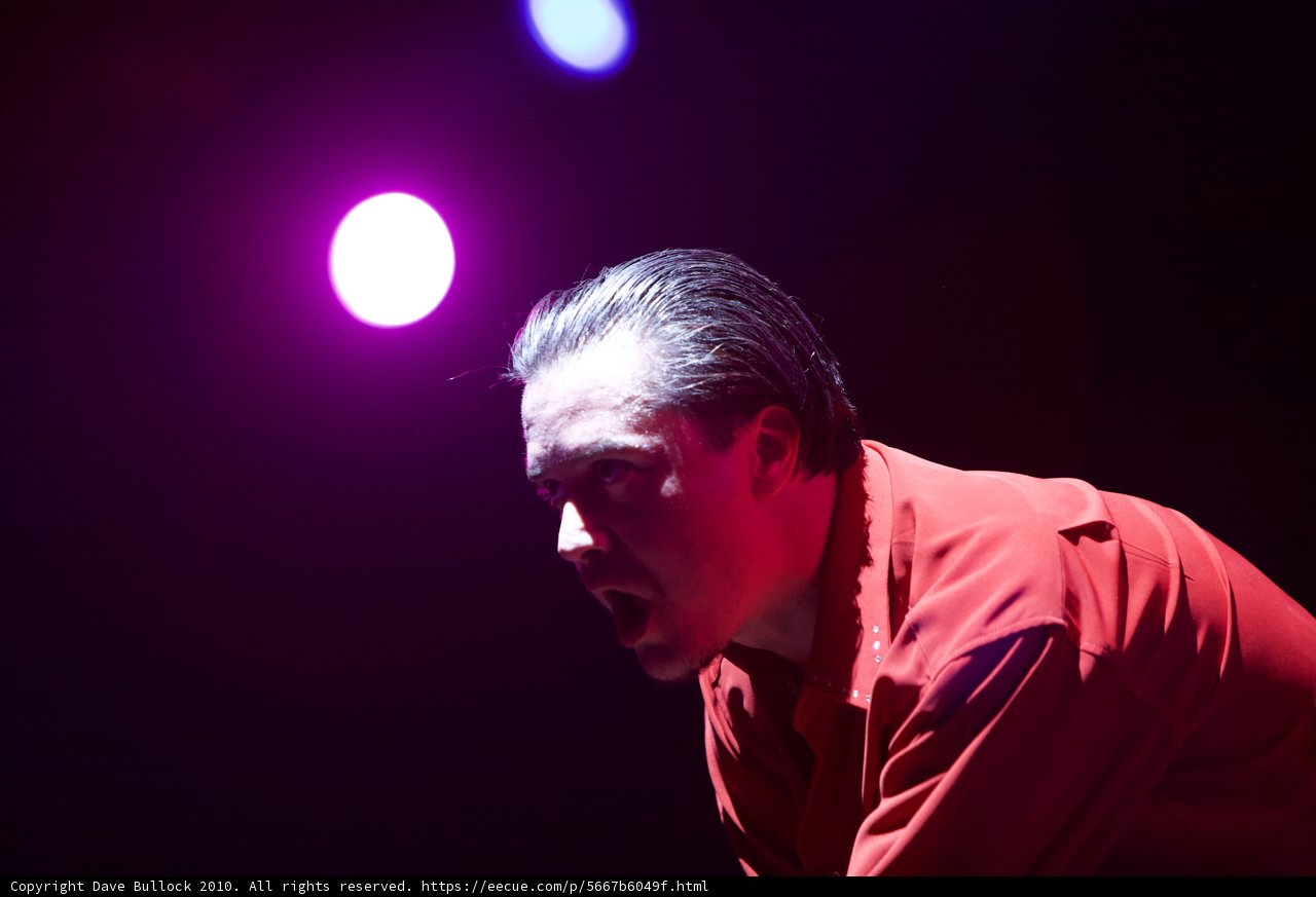 Red-Lit Solo Performance
