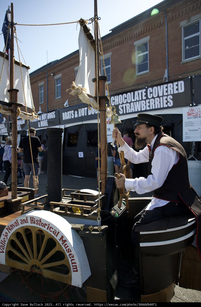 Steampunk Captain at Maker Faire 2025