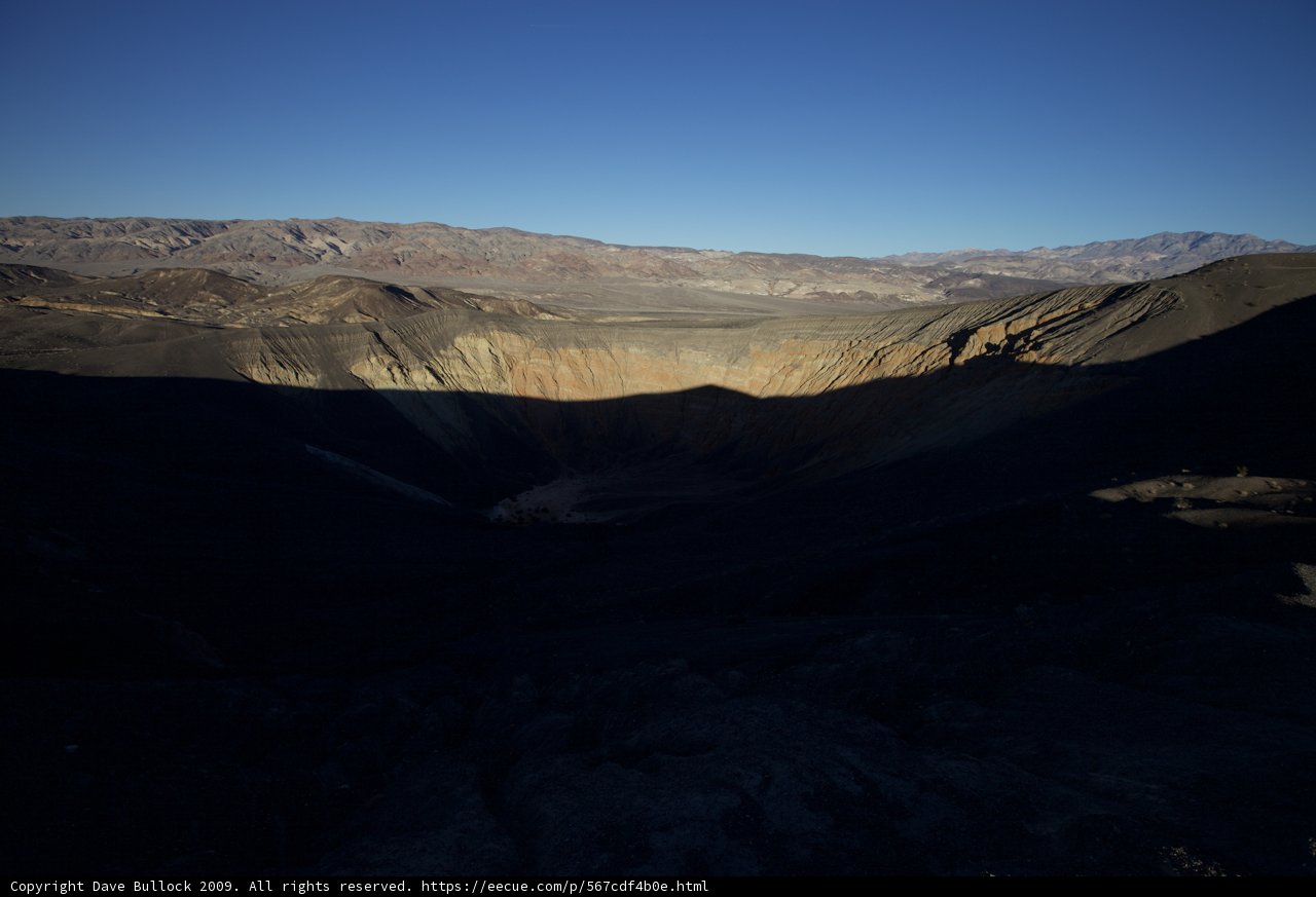 The Majestic Crater in Death Valley